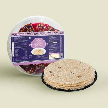 Beawar Ki Til Papdi- With Pista & Cardamom-500gm